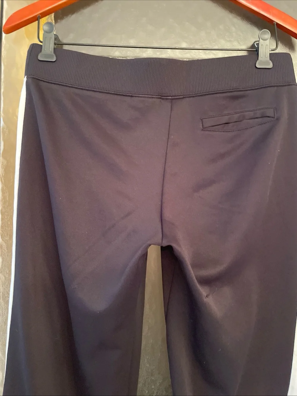Nike Women's Pull On Elastic Waist Training Athletic Pants Black/White Size S